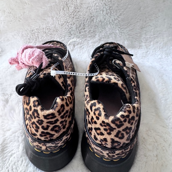Dr. Martens Leopard Print Ankle Boots - Picture 4 of 8